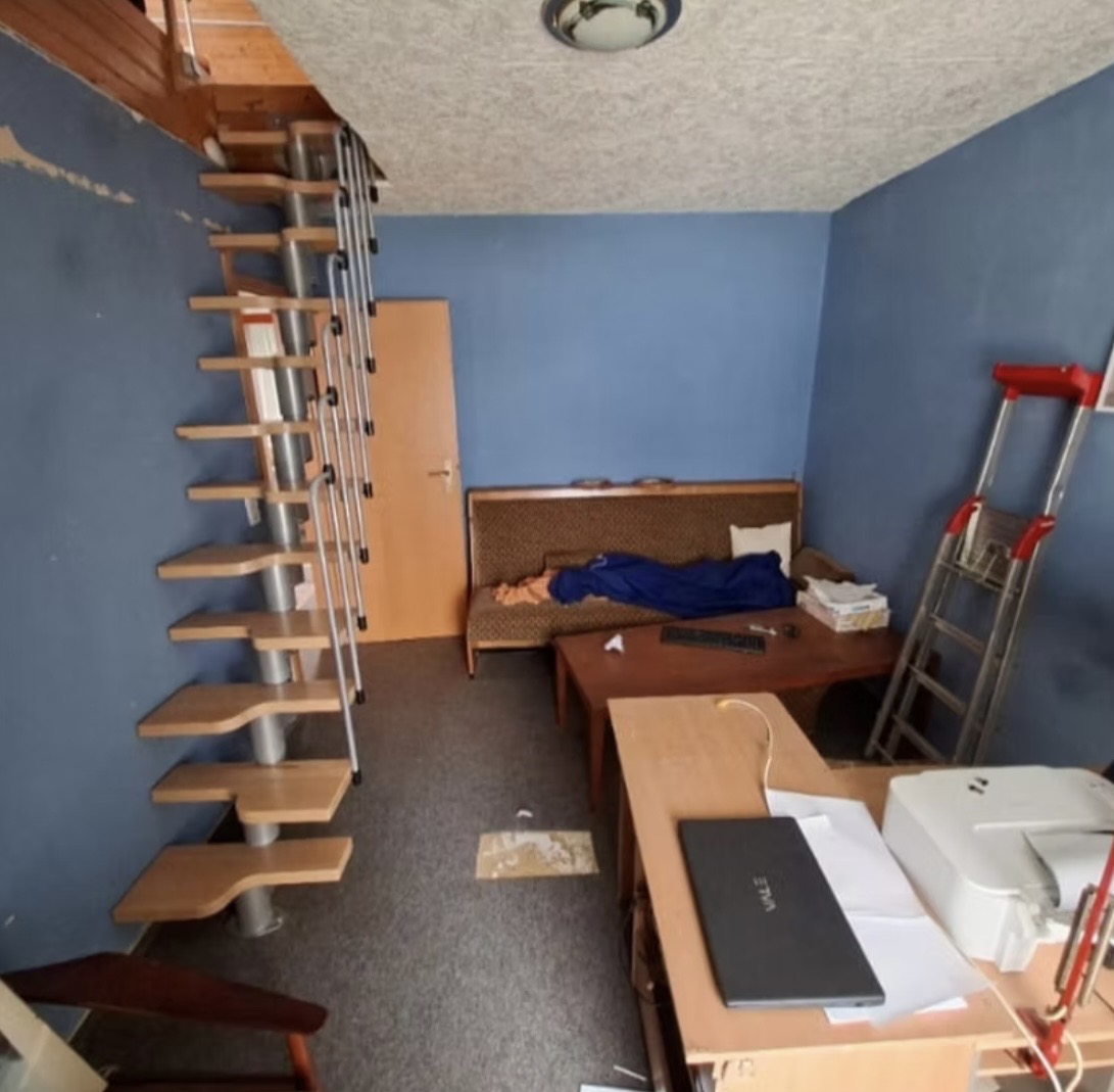Arbeitszimmer vor Räumung