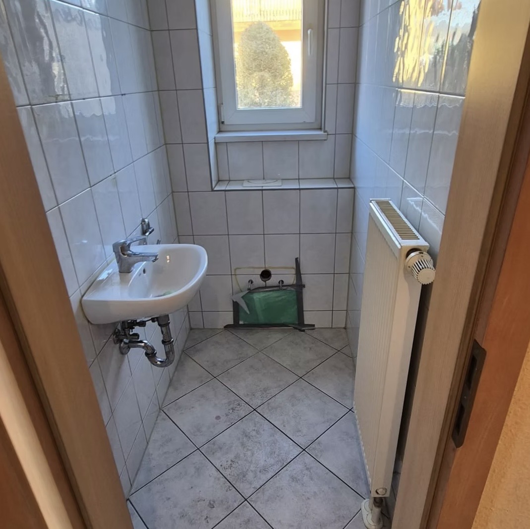 Gäste-WC entrümpelt